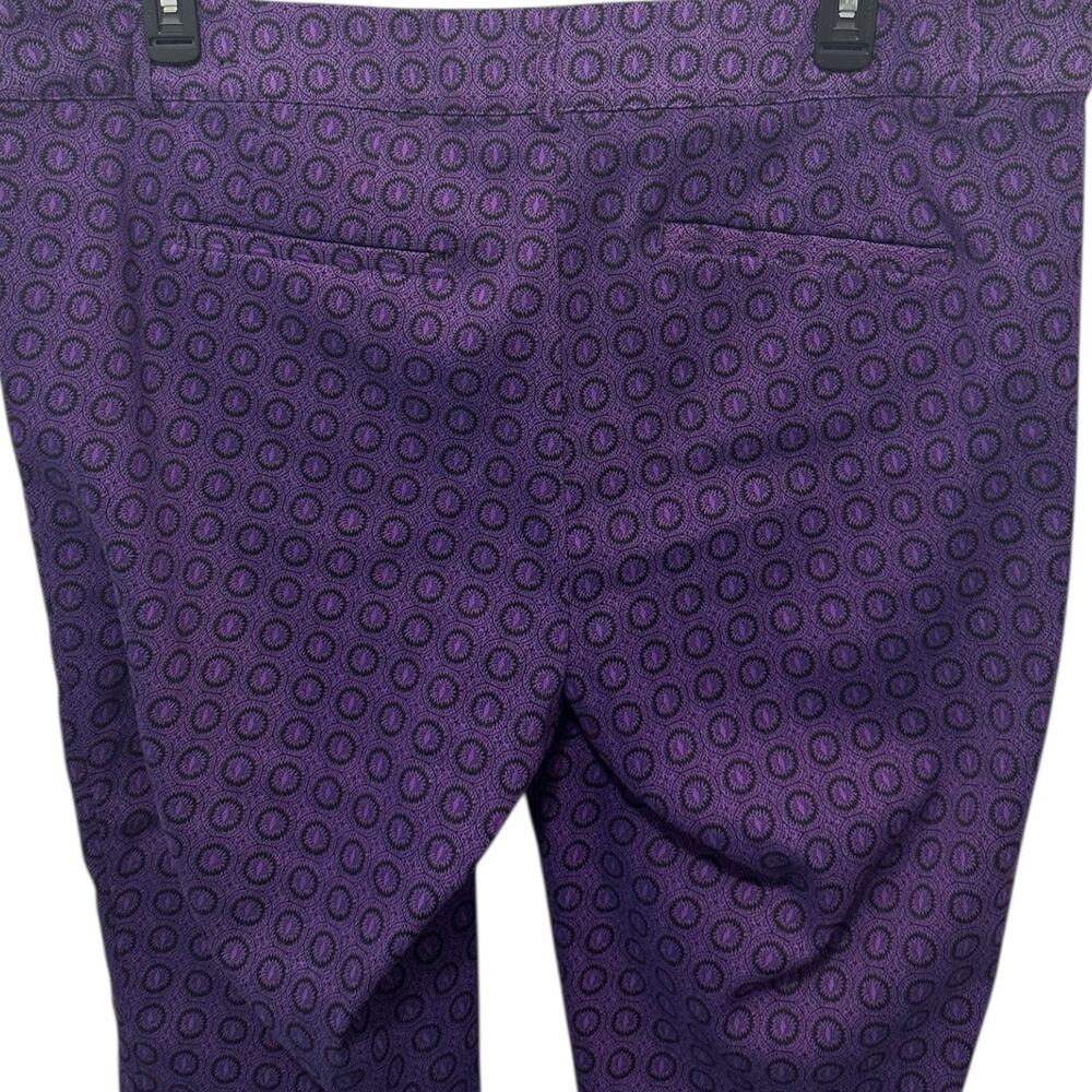 LANE BRYANT Pants Womens Size 20 Sophie Modernist Collection Purple - Picture 4 of 6
